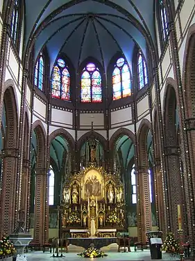 Brick Gothic at the Cathedral of Ss. Peter and Paul, Gliwice, Poland