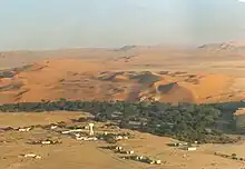 Aerial view of the Gobabeb Training and Research Centre