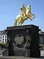 The Goldener Reiter, an equestrian sculpture of Augustus II the Strong