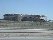 A different view of the front of the Phoenix Trotting Park