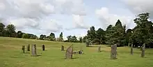 Gorsedd stones as used for the National Eisteddfod