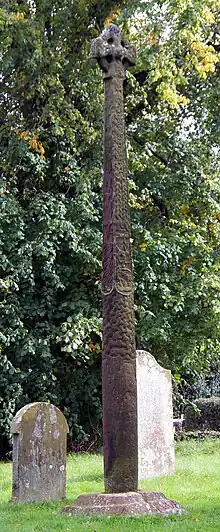 Gosforth cross from the NW