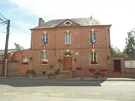 The town hall in Grémévillers