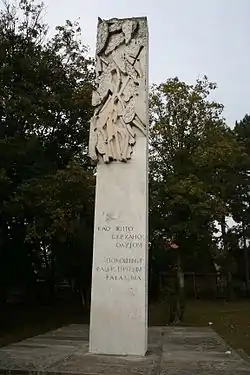 Monument in honour of the executed inhabitants of Grabovac in 1941