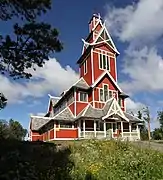 Buksnes Church in Vestvågøy