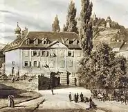 Graz. The Neutor in 1883-Neutorgasse