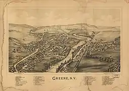 Greene, New York published by L.R. Burleigh