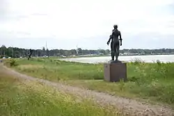 Sculptures on the north coast of Höllviken.