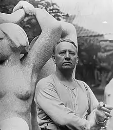 Sculptor Gustav Vigeland created the sculpture arrangement in the centre of the present enlarged park from the 1920s until his death in 1943