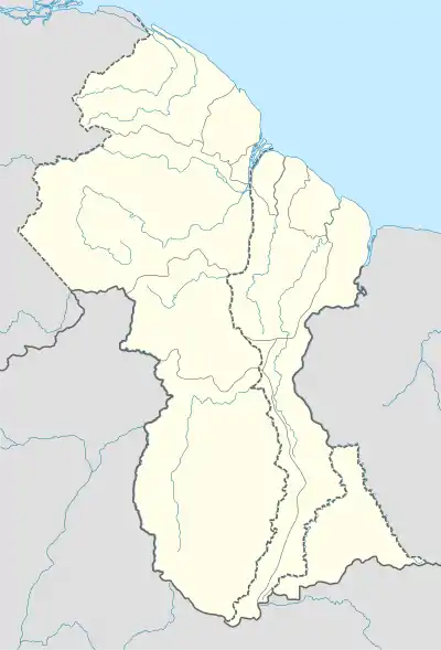 Baramita is located in Guyana