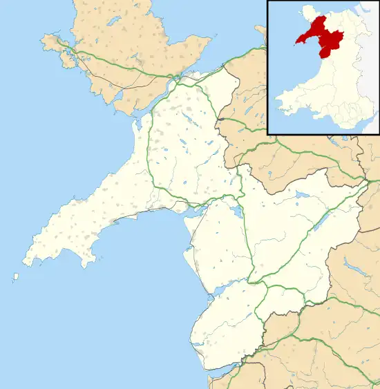 Bala is located in Gwynedd