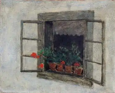 Window with Flowers