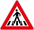 Pedestrian crossing ahead