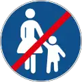 End of pedestrians only