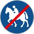 Horse track ends