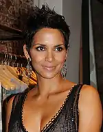 Halle Berry, medium length pixie cut, 2010