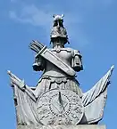 Trophy at the main gate of Hampton Court Palace