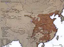 Extent of Han culture in 2 AD