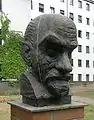 Bronze bust of Oskar Vogt located in the biomedical Berlin-Buch Campus at the former Institute for Brain Research.