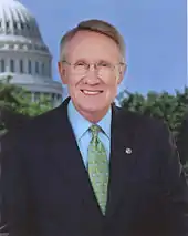 Harry Reid, B.S. 1961, U.S. Senator and Senate Majority Leader 2007–2015, D-NV