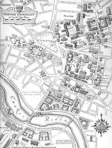 Harvard campus map