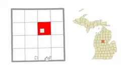 Location within Clare County