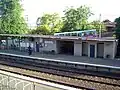 Original station building on Platform 1 in November 2006, prior to demolition