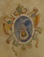 Bialynia coat of arms in Baranow-Sandomierski castle