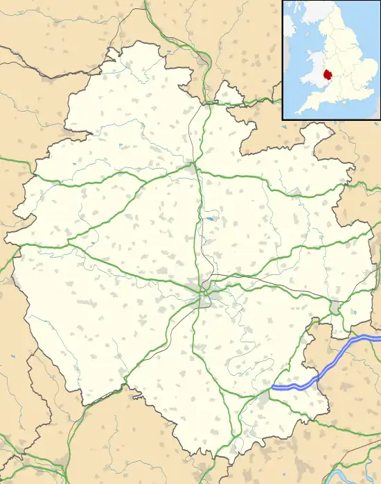 Hereford County Hospital is located in Herefordshire