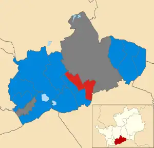 2011 results map