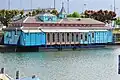 Herzbaracke cabaret-theater at Rapperswil harbour