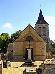 The church of Saint-Valérien in Heudebouville