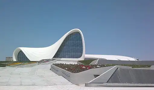 Heydar Aliyev Cultural Center in Baku by Zaha Hadid, 2012