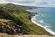 High Cliff, within the SSSI