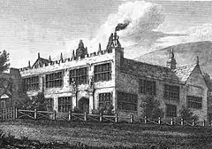 High Sunderland Hall in 1818, shortly before Emily Brontë saw the building.