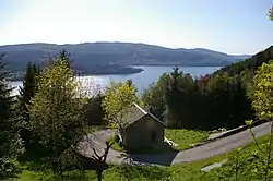 View of Veland along the Hindnesfjorden