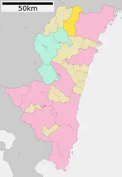 Location of Hinokage