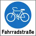 26: Road reserved for bicycle