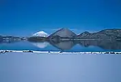 Lake Toya in winter