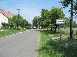 View towards the centre of Hostějov