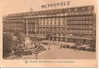 The Hotel Métropole in the 1920s