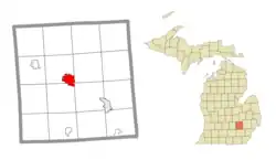 Location within Livingston County