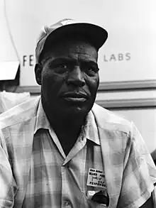 Howlin' Wolf photographed at the 1970 Ann Arbor Blues Festival