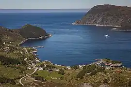 The small village Husevåg at Husevågøy