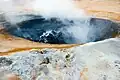 Erupting mudpot at Hverir, Iceland