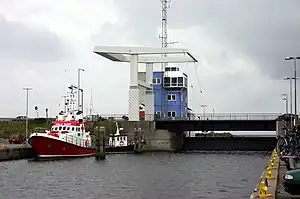 Lock and bridge in Hvide Sande