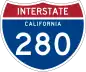 Interstate 280 marker