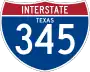 Interstate 345 marker