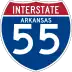 Interstate 55 marker