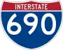 Interstate 690 marker